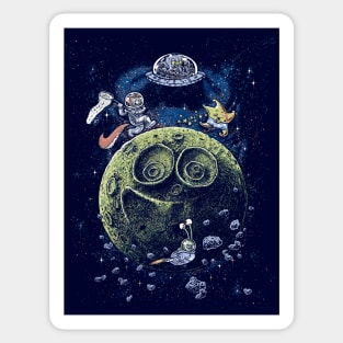 Sponge Planet Sticker